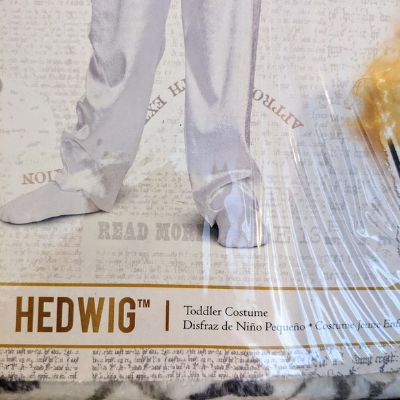 Harry Potter Hedwig Child Boys Costume‎ Large 4-6 yrs White NEW - Picture 5 of 7